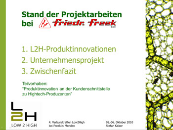 Low2High Hintergrund