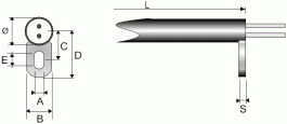 Flansch lang