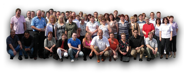 Das Freek-Team im Jahr 2008 zählt bereits über 50 Mitarbeiter